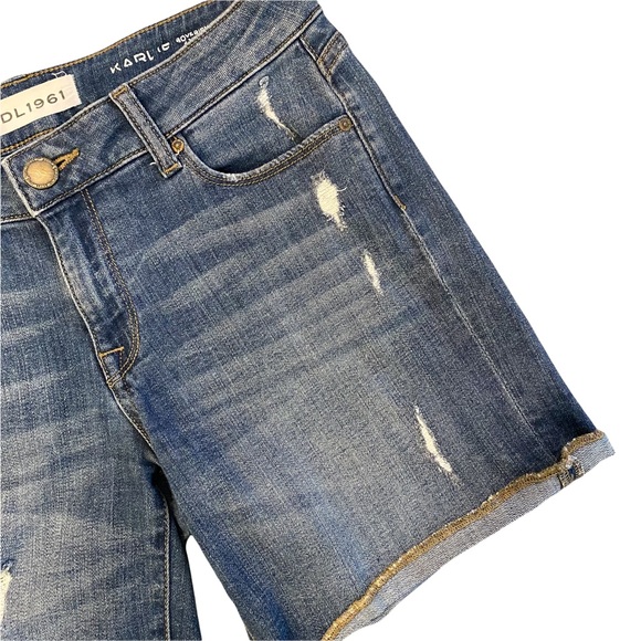 DL1961 Karlie Boyfriend Shorts 25 - Picture 2 of 10